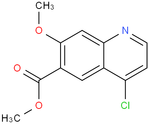 4-氯-7-甲氧基喹啉-6-羧酸甲酯