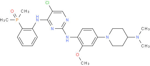 5-氯-N2-[4-[4-(二甲基氨基)-1-哌啶基]-2-甲氧基苯基]-N4-[2-(二甲基亚膦酰)苯基]-2,4-嘧啶二胺