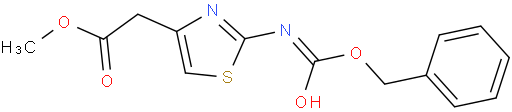 2-(2-苄氧羰基氨基噻唑-4-基)乙酸甲酯