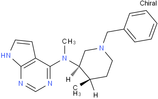 N-((3R,4R)-1-苄基-4-甲基哌啶-3-基)-N-甲基-7H-吡咯并[2,3-d]嘧啶-4-胺