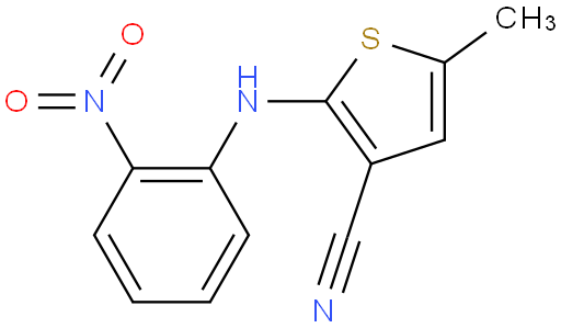 2-(2-硝基苯胺基)-3-氰基-5-甲基噻吩