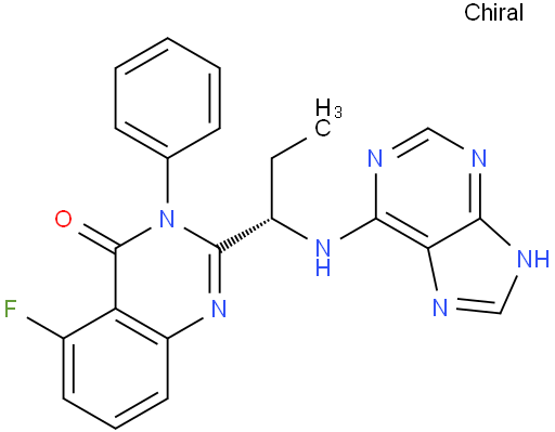 5-氟-3-苯基-2-[(1S)-1-(9H-嘌呤-6-基氨基)丙基]-4(3H)-喹唑啉酮