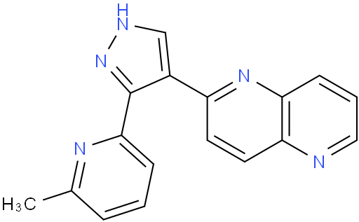 2-(3-(6-甲基吡啶-2-基)-1H-吡唑-4-基)-1,5-萘啶