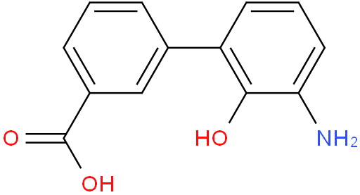 3'-氨基-2'-羟基-[1,1'-联苯]-3-甲酸