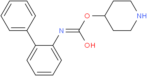 哌啶-4-基[1,1-联苯]-2-基氨基甲酸酯