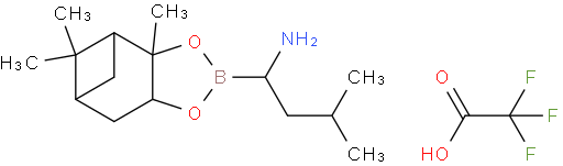 (aR,3aS,4S,6S,7aR)-六氢-3a,8,8-三甲基-alpha-(2-甲基丙基)-4,6-甲桥-1,3,2-苯并二氧硼烷-2-甲胺 2,2,2-三氟乙酸盐