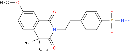 4-(2-(7-Methoxy-4,4-dimethyl-1,3-dioxo-3,4-dihydroisoquinolin-2(1H)-yl)ethyl)benzenesulfonamide