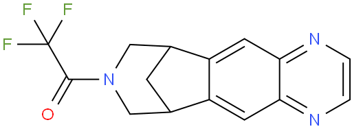 6,10-Methano-6H-pyrazino[2,3-h][3]benzazepine, 7,8,9,10-tetrahydro-8-(trifluoroacetyl)-