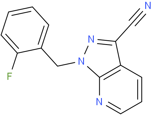 1-(2-fluorobenzyl)-1H-pyrazolo[3,4-b]pyridine-3-carbonitrile