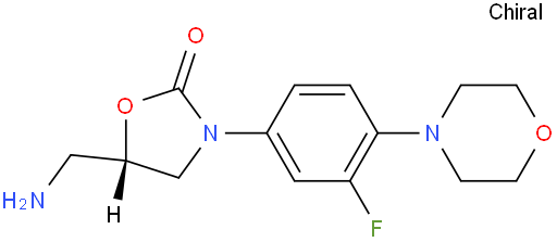 (S)-5-(Aminomethyl)-3-(3-fluoro-4-morpholinophenyl)oxazolidin-2-one