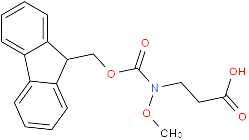 3-((((9H-Fluoren-9-yl)methoxy)carbonyl)(methoxy)amino)propanoic acid