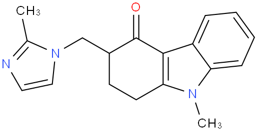 9-Methyl-3-((2-methyl-1H-imidazol-1-yl)methyl)-2,3-dihydro-1H-carbazol-4(9H)-one