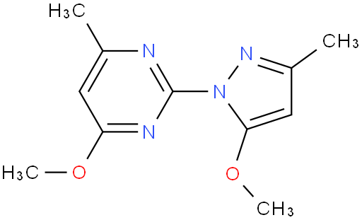 4-Methoxy-2-(5-methoxy-3-methyl-1H-pyrazol-1-yl)-6-methylpyrimidine