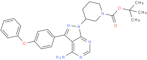 tert-butyl (3R)-3-[4-amino-3-(4-phenoxyphenyl)pyrazolo[3,4-d]pyrimidin-1-yl]piperidine-1-carboxylate