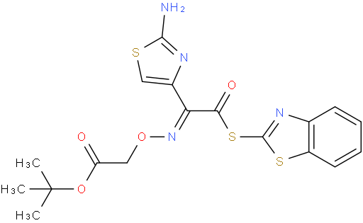 2-Mercaptobenzothiazolyl (Z)-2-(2-aminothiazol-4-yl)-2-(t-butoxycarbonylmethoxyimino) acetate