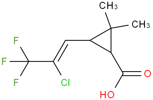 cis-3-(2-Chloro-3,3,3-trifluoroprop-1-en-1-yl)-2,2-dimethylcyclopropanecarboxylic acid