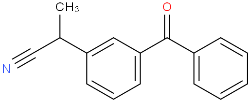 2-(3-Benzoylphenyl)propanenitrile