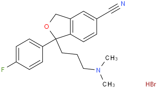 1-(3-(Dimethylamino)propyl)-1-(4-fluorophenyl)-1,3-dihydroisobenzofuran-5-carbonitrile hydrobromide