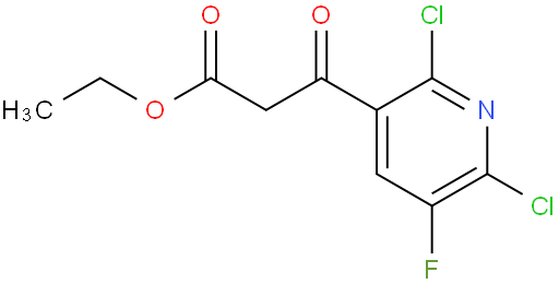 Ethyl 4-(2,6-dichloro-5-fluoropyridin-3-yl)-3-oxobutanoate