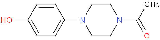 1-(4-(4-Hydroxyphenyl)piperazin-1-yl)ethanone