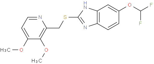 5-(Difluoromethoxy)-2-(((3,4-dimethoxypyridin-2-yl)methyl)thio)-1H-benzo[d]imidazole