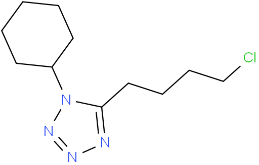 5-(4-Chlorobutyl)-1-cyclohexyl-1H-tetrazole