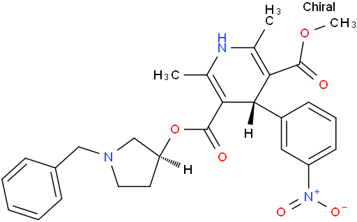 (S)-3-((S)-1-Benzylpyrrolidin-3-yl) 5-methyl 2,6-dimethyl-4-(3-nitrophenyl)-1,4-dihydropyridine-3,5-dicarboxylate