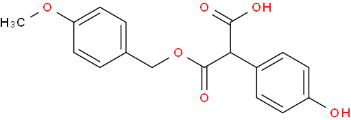 2-(4-Hydroxyphenyl)-3-((4-methoxybenzyl)oxy)-3-oxopropanoic acid