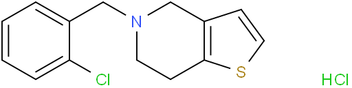 5-(2-Chlorobenzyl)-4,5,6,7-tetrahydrothieno[3,2-c]pyridine hydrochloride