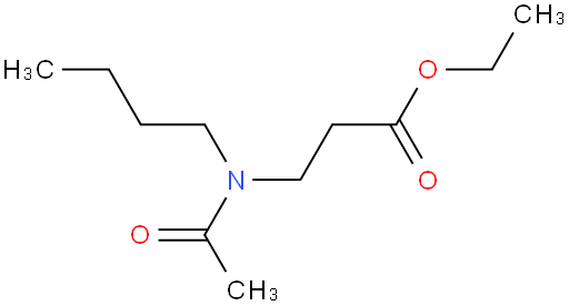 ethyl N-acetyl-N-butyl-β-alaninate