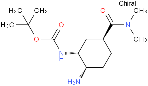 Tert-Butyl ((1R,2S,5S)-2-amino-5-(dimethylcarbamoyl)cyclohexyl)carbamate