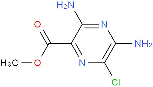 Methyl 3,5-diamino-6-chloropyrazine-2-carboxylate