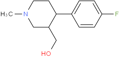 ((3R,4S)-rel-4-(4-Fluorophenyl)-1-methylpiperidin-3-yl)methanol