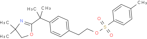 4-(2-(4,4-Dimethyl-4,5-dihydrooxazol-2-yl)propan-2-yl)phenethyl 4-methylbenzenesulfonate