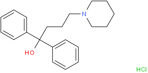 1,1-Diphenyl-4-(piperidin-1-yl)butan-1-ol hydrochloride