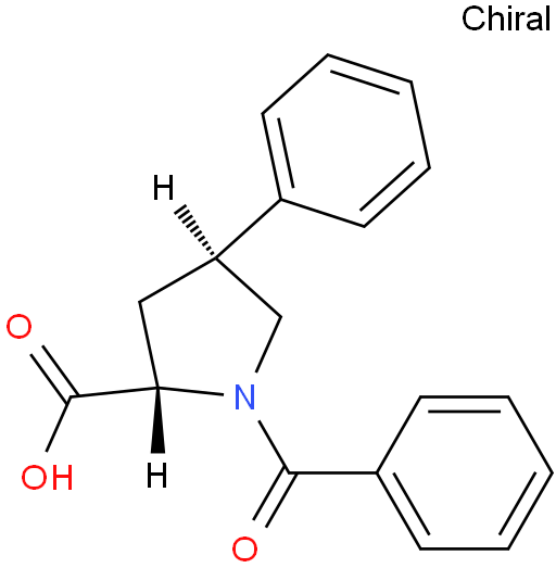 Trans-1-Benzoyl-4-phenyl-L-proline