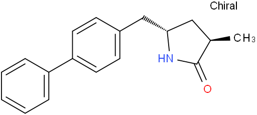 (3R,5S)-5-[(Biphenyl-4-yl)methyl]-3-methylpyrrolidin-2-one