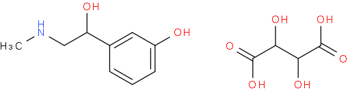 (R)-3-(1-Hydroxy-2-(methylamino)ethyl)phenol 2,3-dihydroxysuccinate