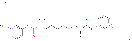 Pyridinium,3,3'-[1,6-hexanediylbis[(methylimino)carbonyl]oxy]bis[1-methyl-, bromide (1:2)