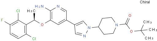 (R)-tert-butyl 4-(4-(6-aMino-5-(1-(2,6-dichloro-3-fluorophenyl)ethoxy)pyridin-3-yl)-1H-pyrazol-1-yl)piperidine-1-carboxylate