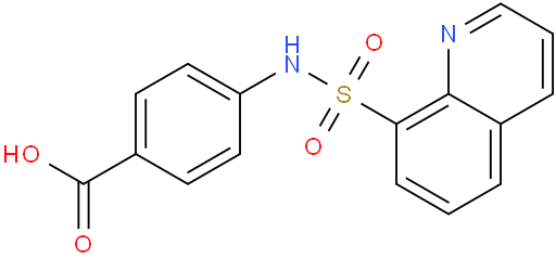 4-(8-Quinolinylsulfonylamino)benzoic acid