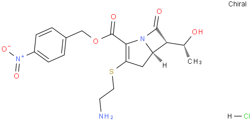 (5R,6S)-4-Nitrobenzyl 3-((2-aminoethyl)thio)-6-((R)-1-hydroxyethyl)-7-oxo-1-azabicyclo[3.2.0]hept-2-ene-2-carboxylate hydrochloride