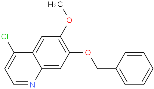 4-chloro-6-methoxy-7-phenylmethoxyquinoline