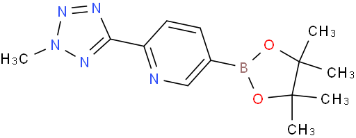 2-(2-Methyl-2H-tetrazol-5-yl)pyridine-5-boronic acid pinacol ester