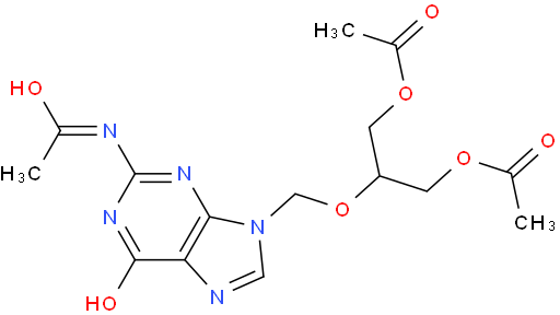 N-[9-[[2-(Acetyloxy)-1-[(acetyloxy)methyl]ethoxy]methyl]-6,9-dihydro-6-oxo-1H-purin-2-yl]acetamide