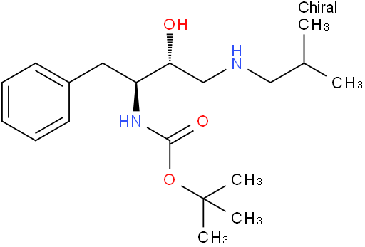 tert-Butyl [(1S,2R)-1-Benzyl-2-hydroxy-3-(isobutylamino)propyl]carbamate