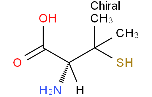 L-(+)-β-mercaptovaline