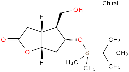 2-[[(1,1-Dimethylethyl)dimethylsilyl]oxy]corey lactone