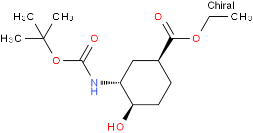 (1S,3R,4R)-Ethyl 3-((tert-butoxycarbonyl)amino)-4-hydroxycyclohexanecarboxylate