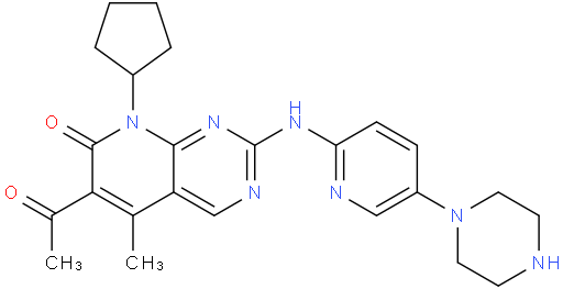 6-Acetyl-8-cyclopentyl-5-methyl-2-[[5-(piperazin-1-yl)pyridin-2-yl]amino]-8H-pyrido[2,3-d]pyrimidin-7-one